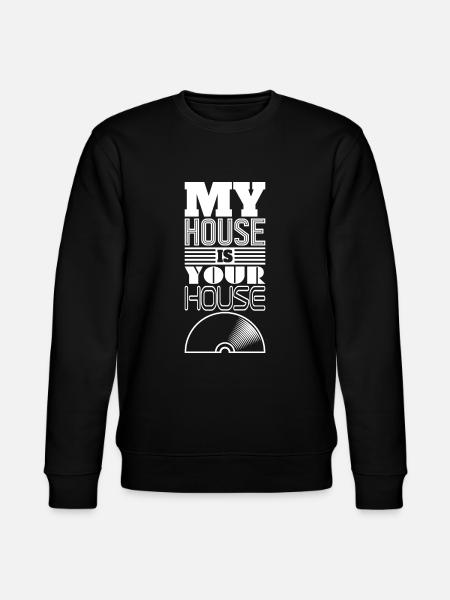 My House Is Your House Music Festival - Stanley/Stella CHANGER Unisex Organic Sweatshirt - black