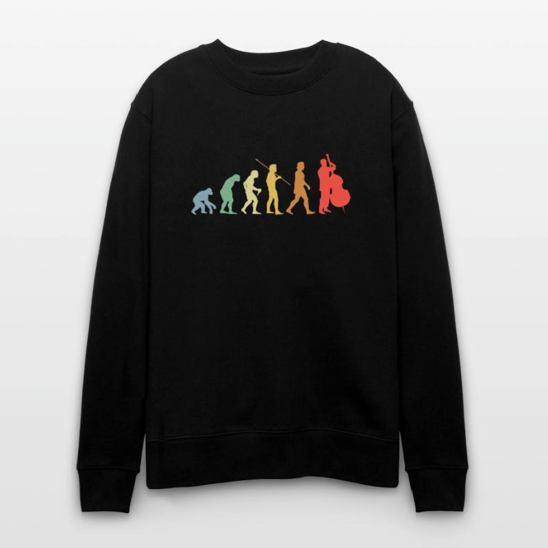 Kontrabass Evolution Retro Chello Chellospieler Stanley/Stella Unisex Bio-Sweatshirt CHANGER 
