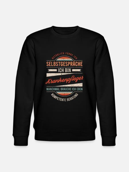 Krankenpfleger Arbeitskollege Kollege Geschenk - Stanley/Stella Unisex Bio-Sweatshirt CHANGER - Schwarz
