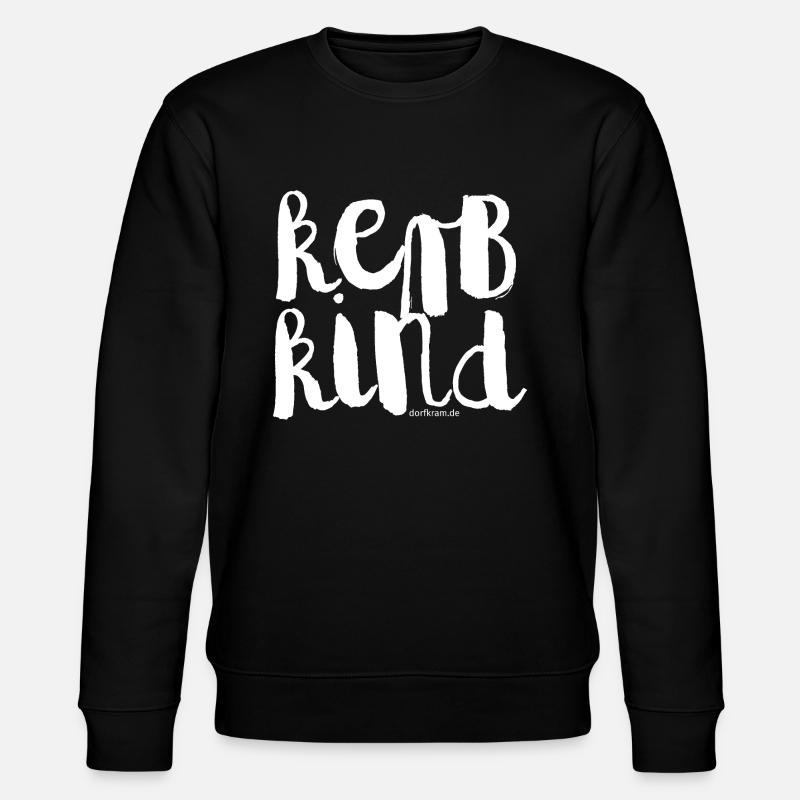 Kerbkind Curb kid - Sweat bio CHANGER Stanley/Stella Unisexe - noir