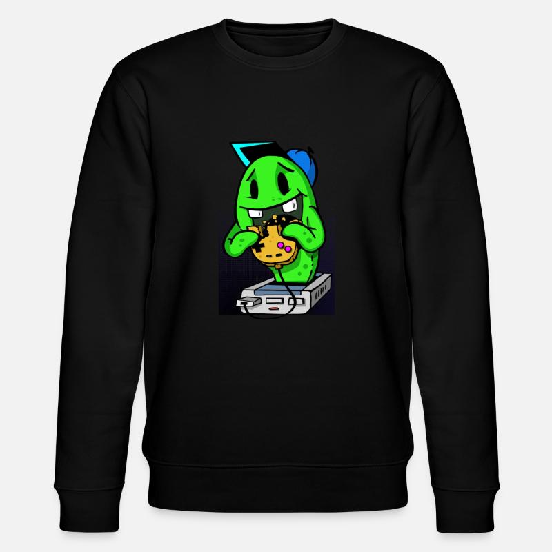 Gaming Gamer Comic Controller - Stanley/Stella Unisex Bio-Sweatshirt CHANGER  - Schwarz