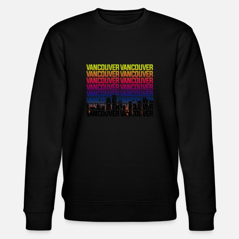 Vancouver - Stanley/Stella Unisex Bio-Sweatshirt CHANGER  - Schwarz