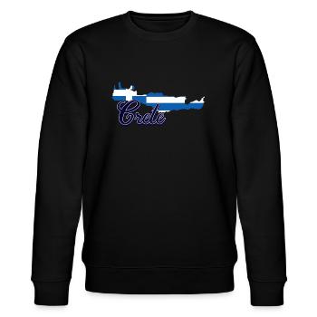 Crete - Stanley/Stella CHANGER Unisex Organic Sweatshirt - black - Front - Nik (191cm) & Marisol (170cm)