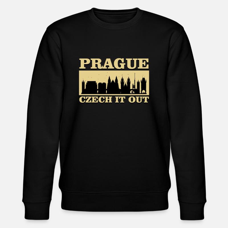 Prag - Stanley/Stella Unisex Bio-Sweatshirt CHANGER  - Schwarz
