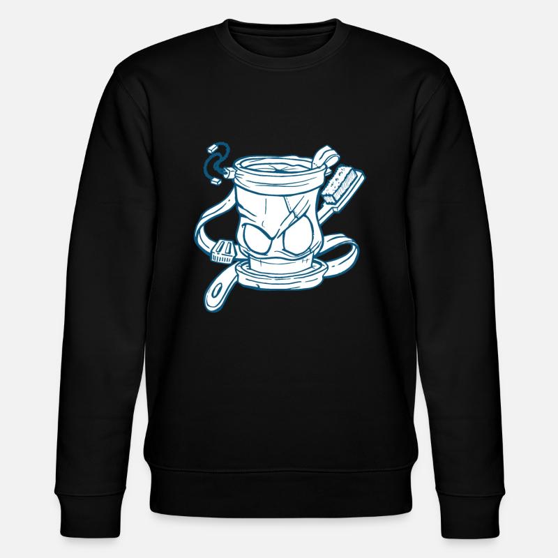 Chalk climbing climbing bouldering - Stanley/Stella CHANGER Unisex Organic Sweatshirt - black