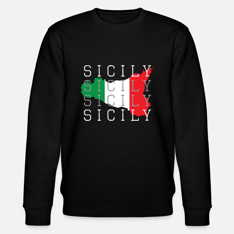 Sicily - Stanley/Stella CHANGER Unisex Organic Sweatshirt - black