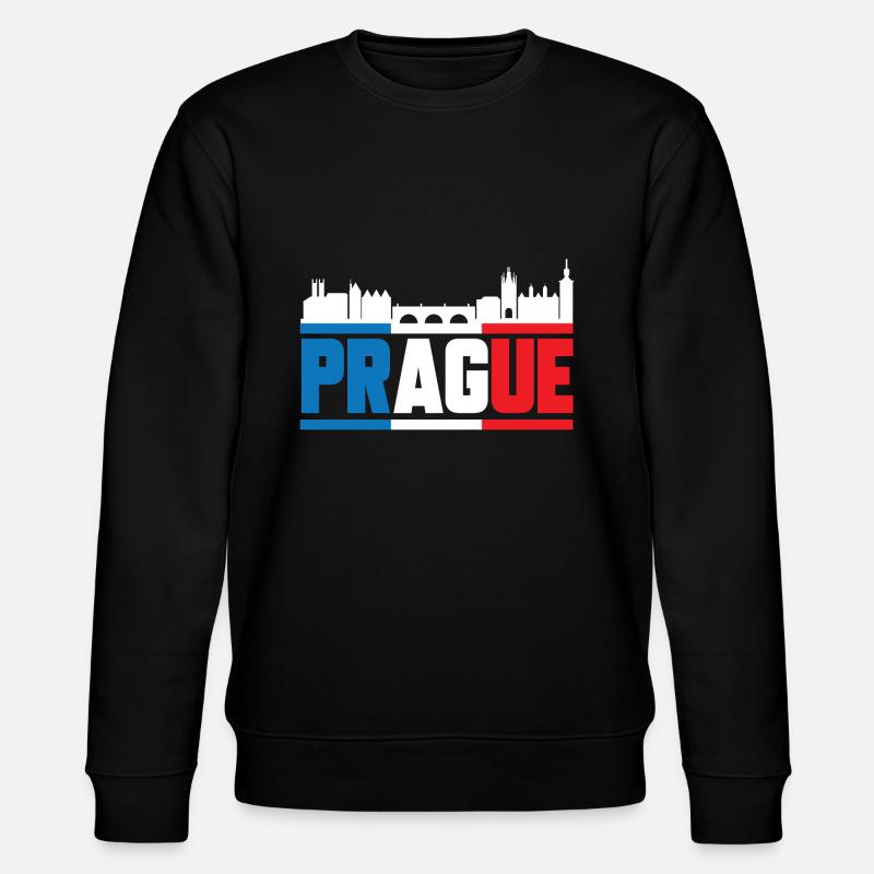 Prag - Stanley/Stella Unisex Bio-Sweatshirt CHANGER  - Schwarz