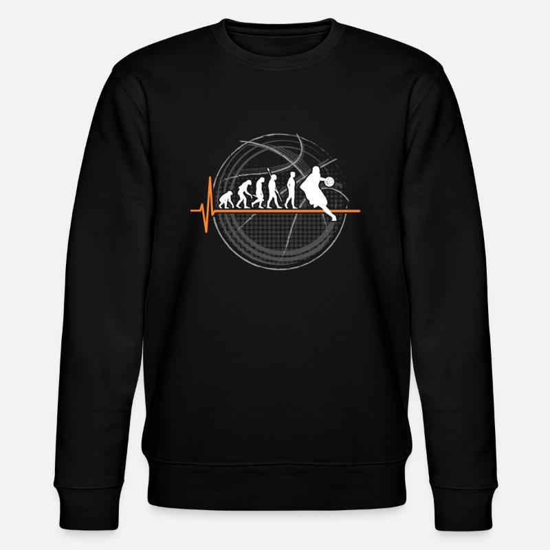 Joueur de basket-ball évolution - Sweat bio CHANGER Stanley/Stella Unisexe - noir