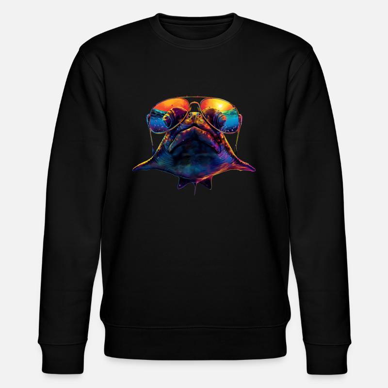 Stachelrochen - Stanley/Stella Unisex Bio-Sweatshirt CHANGER  - Schwarz