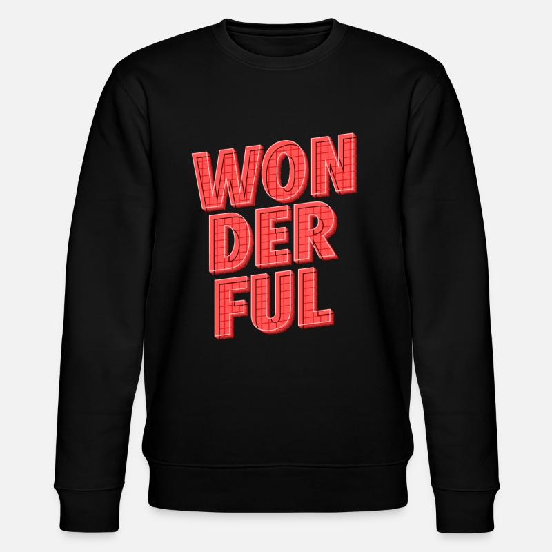Merveilleux | Rayonner avec de l’énergie positive - Sweat bio CHANGER Stanley/Stella Unisexe - noir