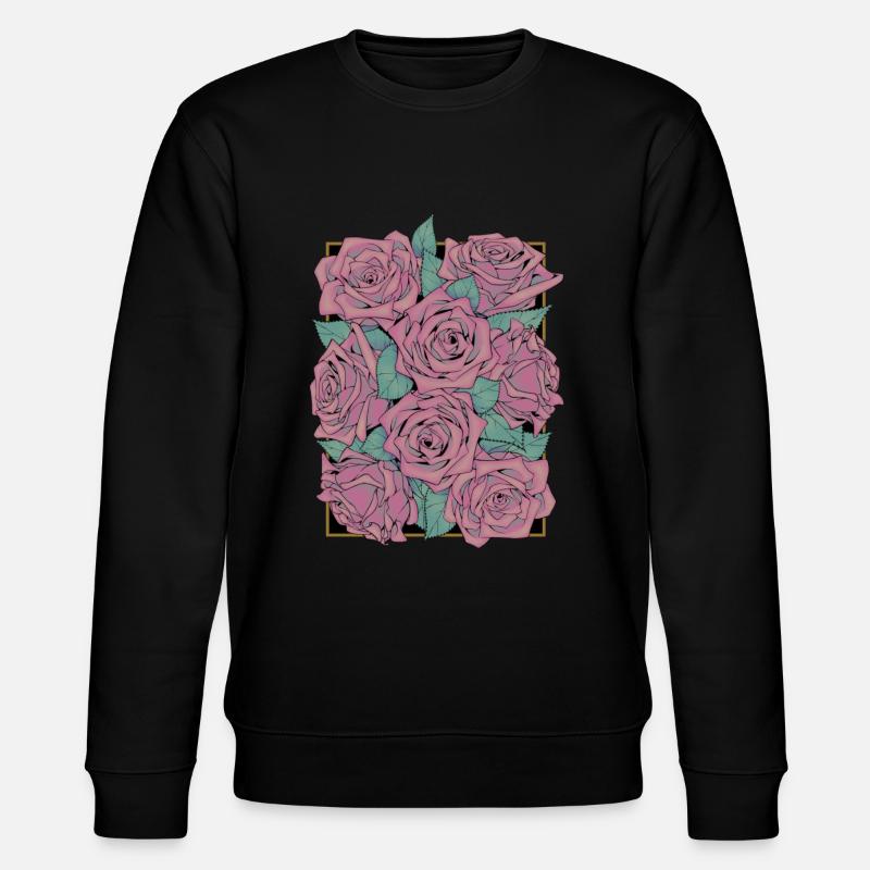 Roses - Sweat bio CHANGER Stanley/Stella Unisexe - noir