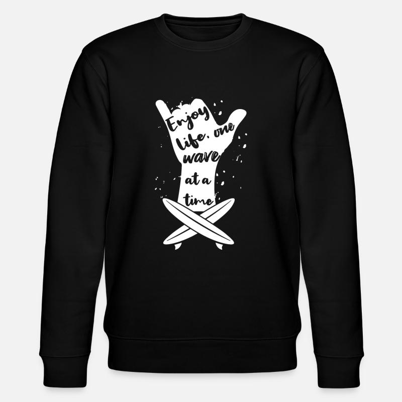 surf - Sweat bio CHANGER Stanley/Stella Unisexe - noir