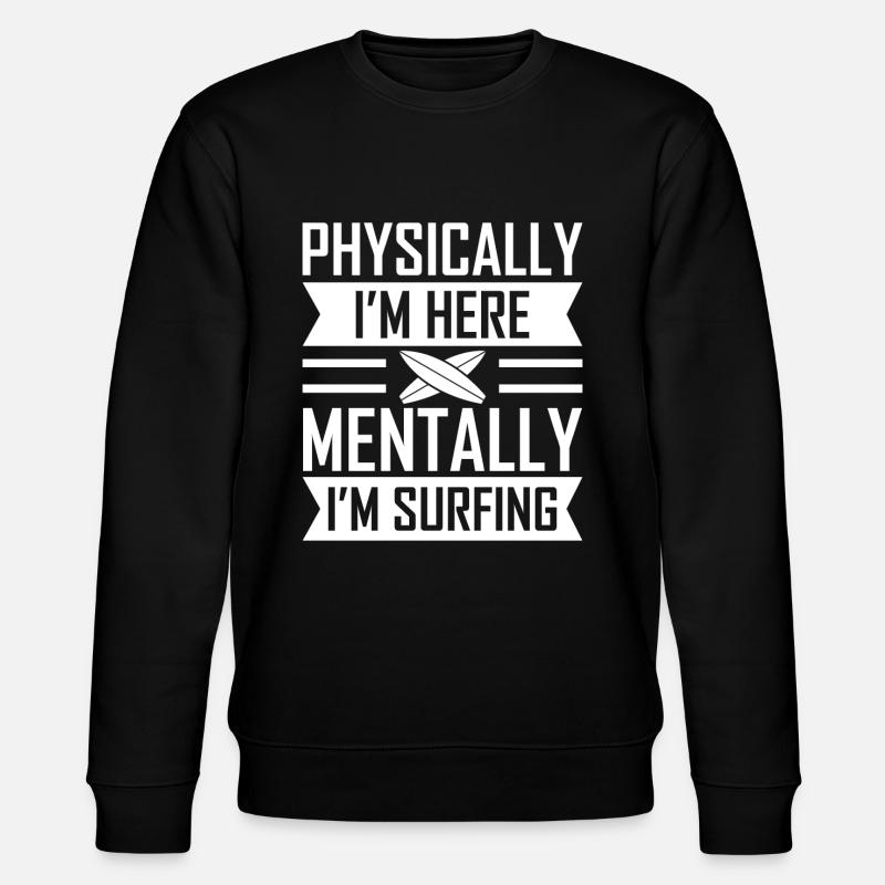 surf - Sweat bio CHANGER Stanley/Stella Unisexe - noir