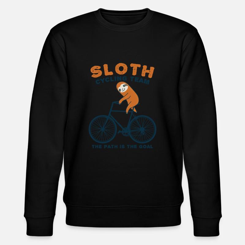 Fahrrad - Stanley/Stella Unisex Bio-Sweatshirt CHANGER  - Schwarz