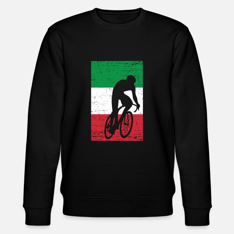 Fahrrad - Stanley/Stella Unisex Bio-Sweatshirt CHANGER  - Schwarz