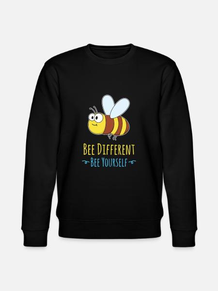 bees - Stanley/Stella CHANGER Unisex Organic Sweatshirt - black
