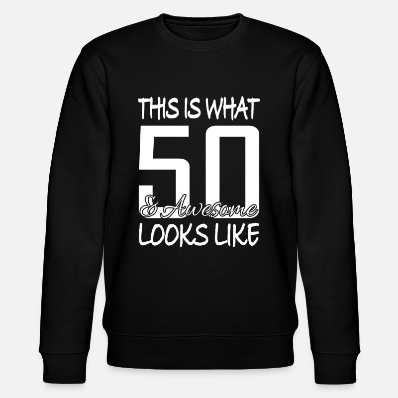 Anniversaire 50 ans - Sweat bio CHANGER Stanley/Stella Unisexe - noir