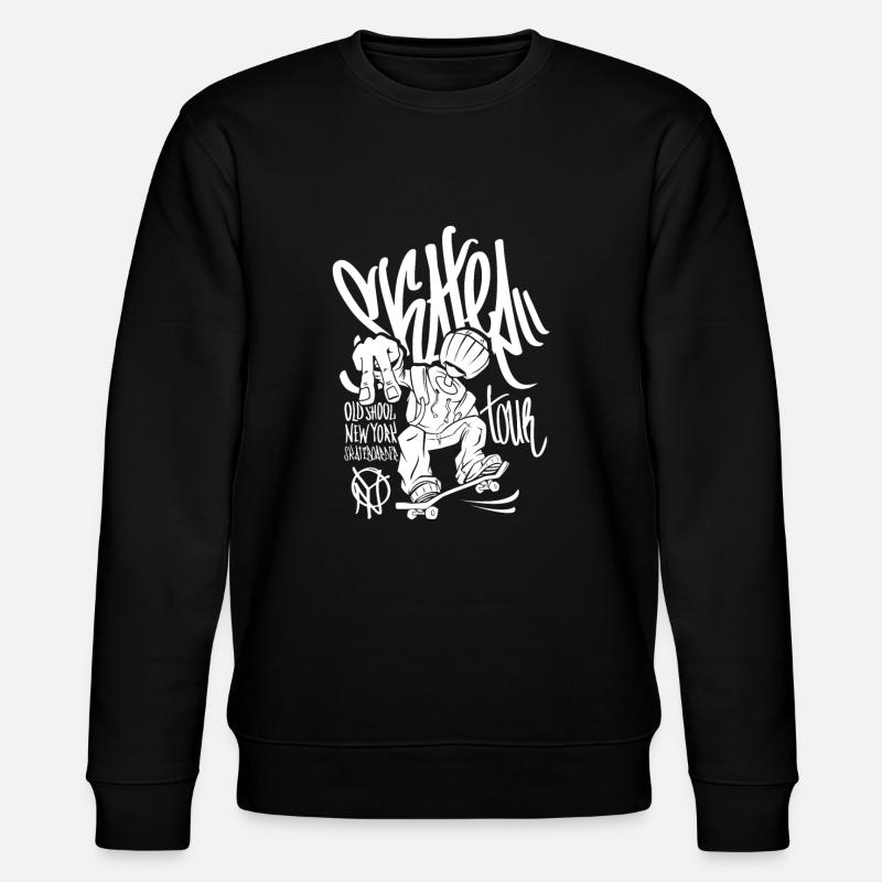 Coole Skate Sprüche - Stanley/Stella Unisex Bio-Sweatshirt CHANGER - Schwarz