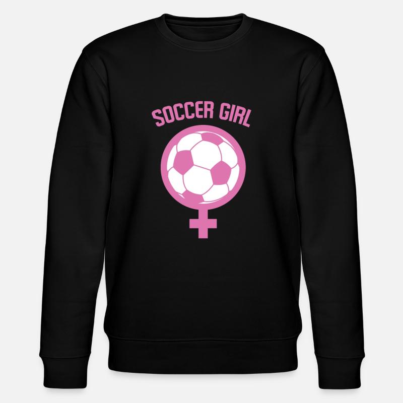 Frauenfussball - Stanley/Stella Unisex Bio-Sweatshirt CHANGER  - Schwarz