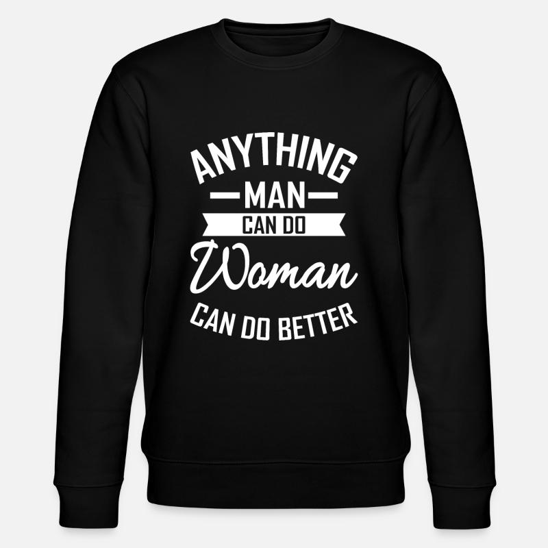 féminisme - Sweat bio CHANGER Stanley/Stella Unisexe - noir