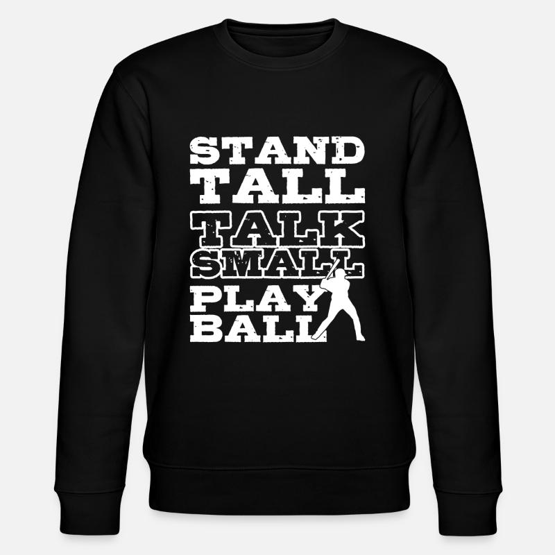 base-ball - Sweat bio CHANGER Stanley/Stella Unisexe - noir