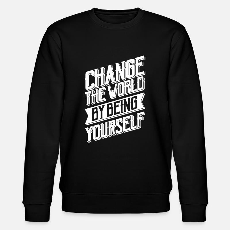 Motivation - Stanley/Stella Unisex Bio-Sweatshirt CHANGER  - Schwarz