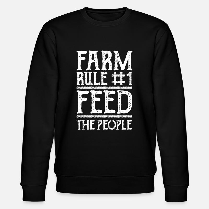Farmer Farmer Farmer - Stanley/Stella CHANGER Unisex Organic Sweatshirt - black