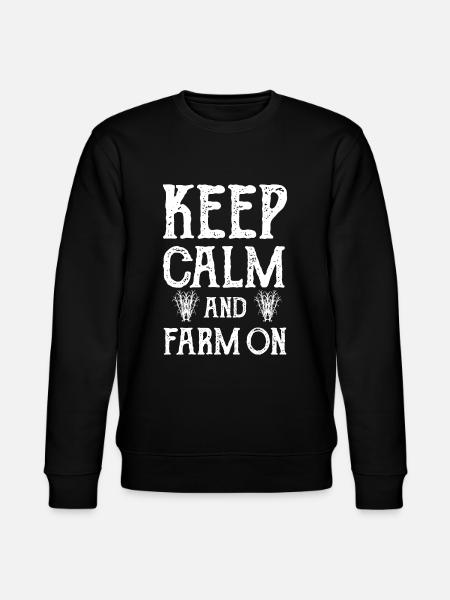 Farmer Farmer Farmer - Stanley/Stella CHANGER Unisex Organic Sweatshirt - black
