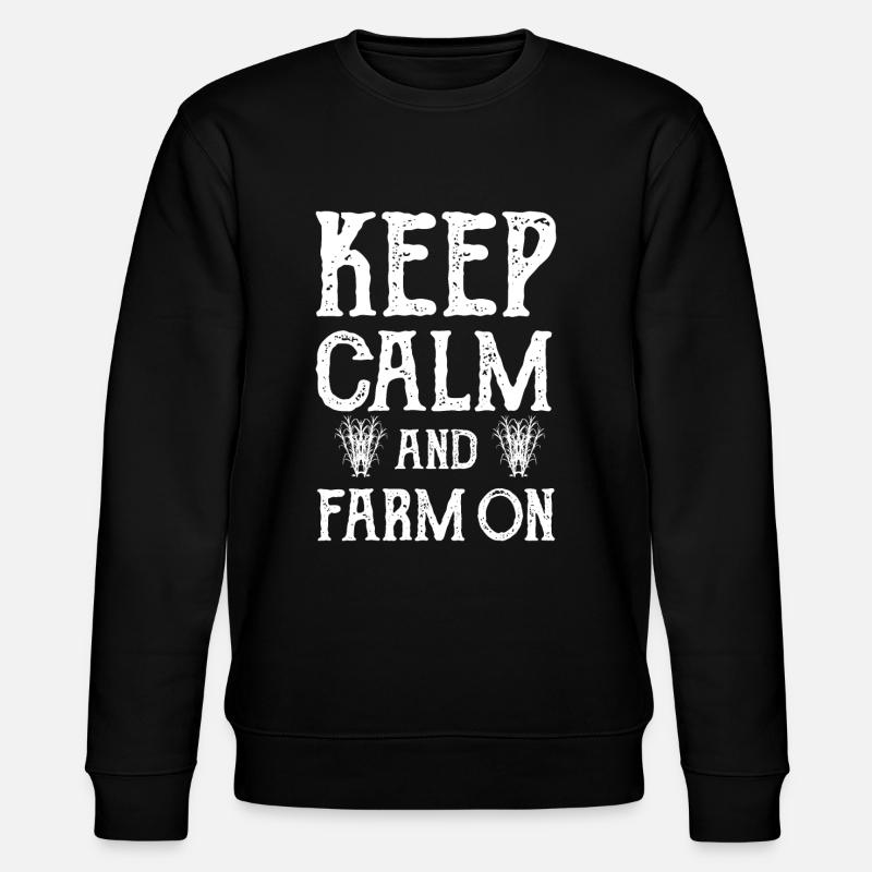 Farmer Farmer Farmer - Stanley/Stella CHANGER Unisex Organic Sweatshirt - black