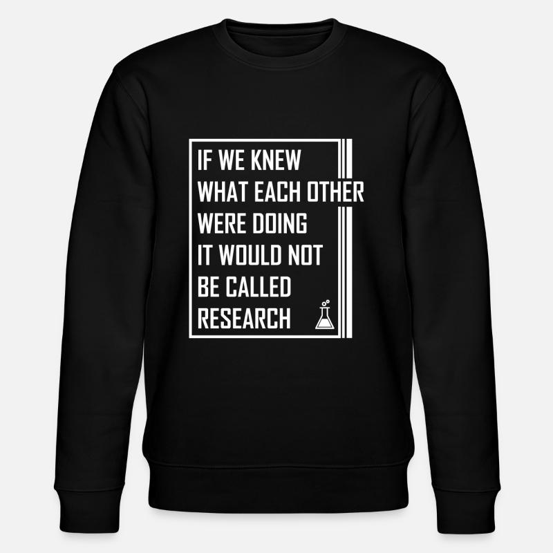 Science chimie - Sweat bio CHANGER Stanley/Stella Unisexe - noir