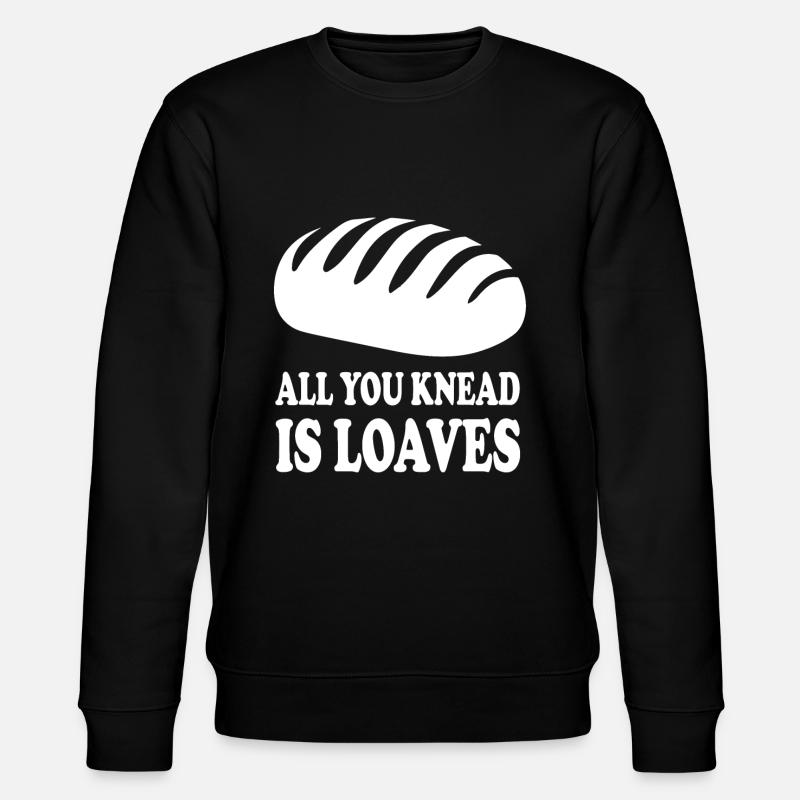 Brot Bäckerei - Stanley/Stella Unisex Bio-Sweatshirt CHANGER  - Schwarz