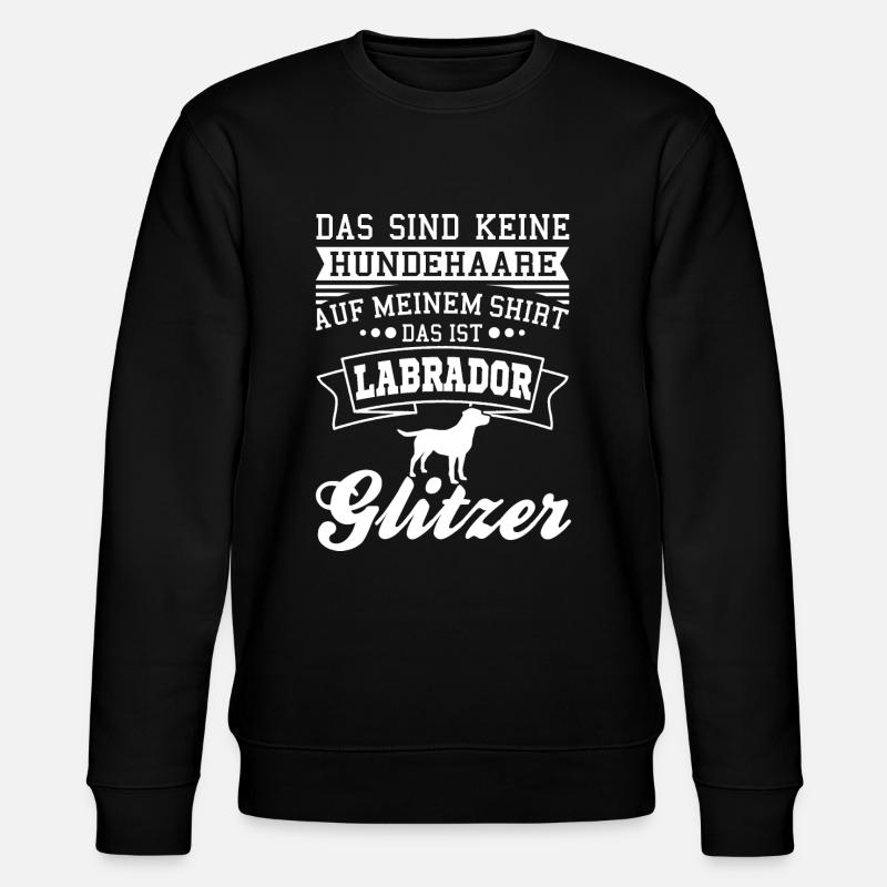 Labrador - Stanley/Stella Unisex Bio-Sweatshirt CHANGER  - Schwarz