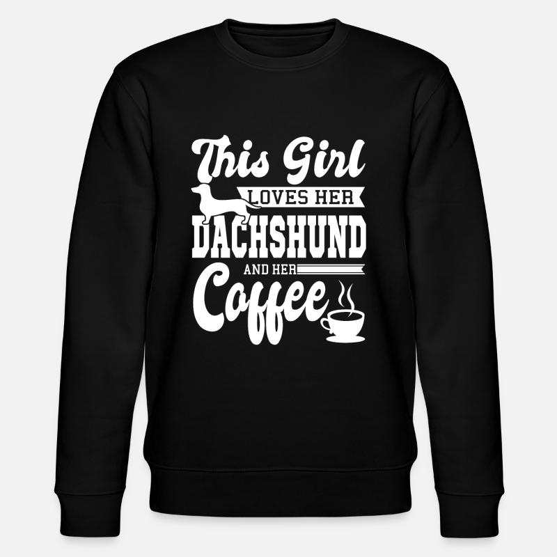 Dachshund - Stanley/Stella CHANGER Unisex Organic Sweatshirt - black