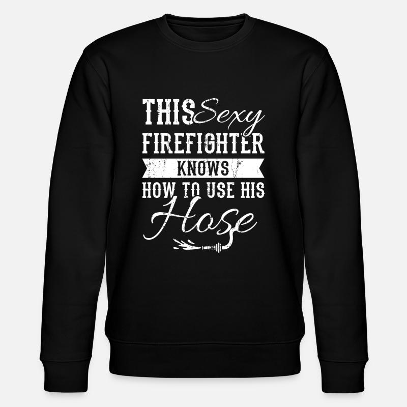 pompiers - Sweat bio CHANGER Stanley/Stella Unisexe - noir