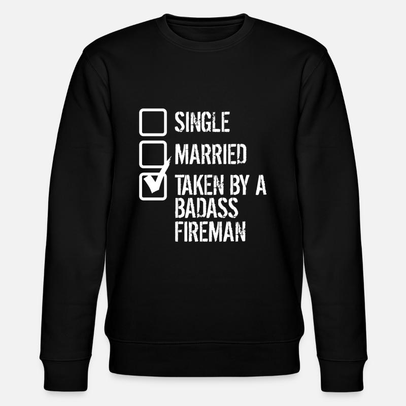pompiers - Sweat bio CHANGER Stanley/Stella Unisexe - noir