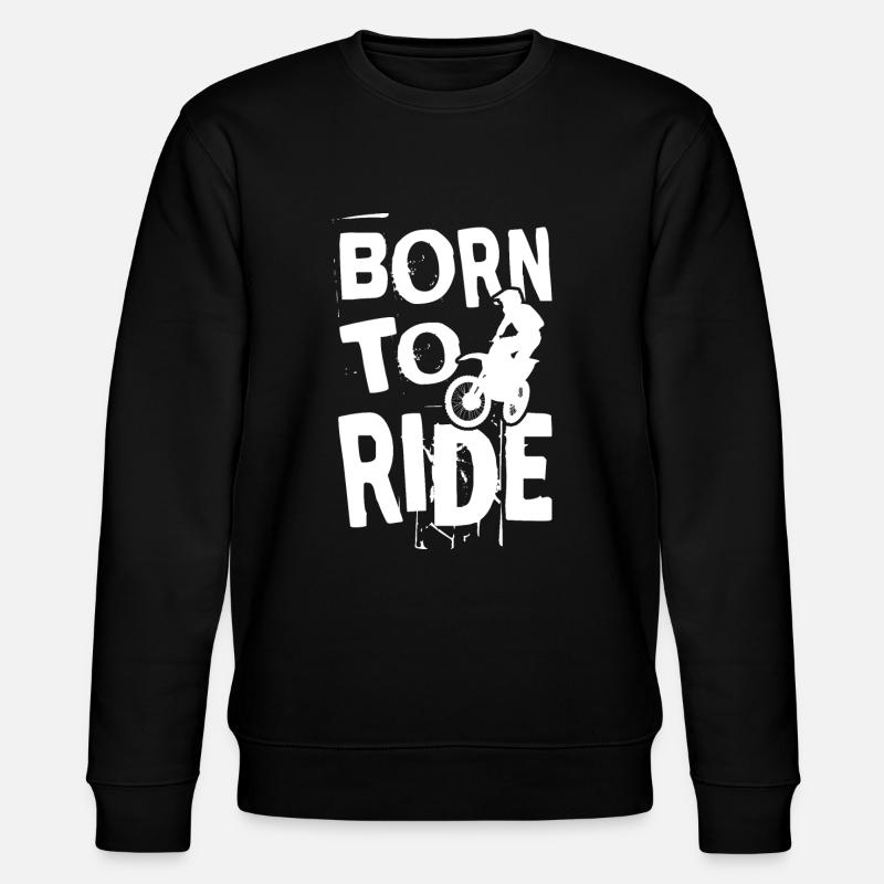 Motorrad - Stanley/Stella Unisex Bio-Sweatshirt CHANGER  - Schwarz