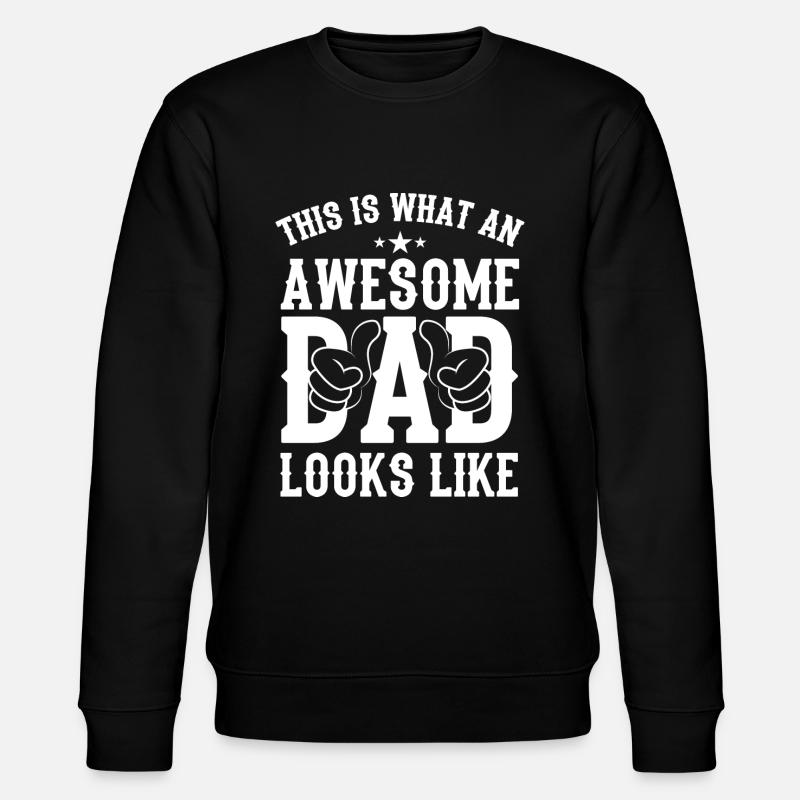 Dad - Stanley/Stella CHANGER Unisex Organic Sweatshirt - black