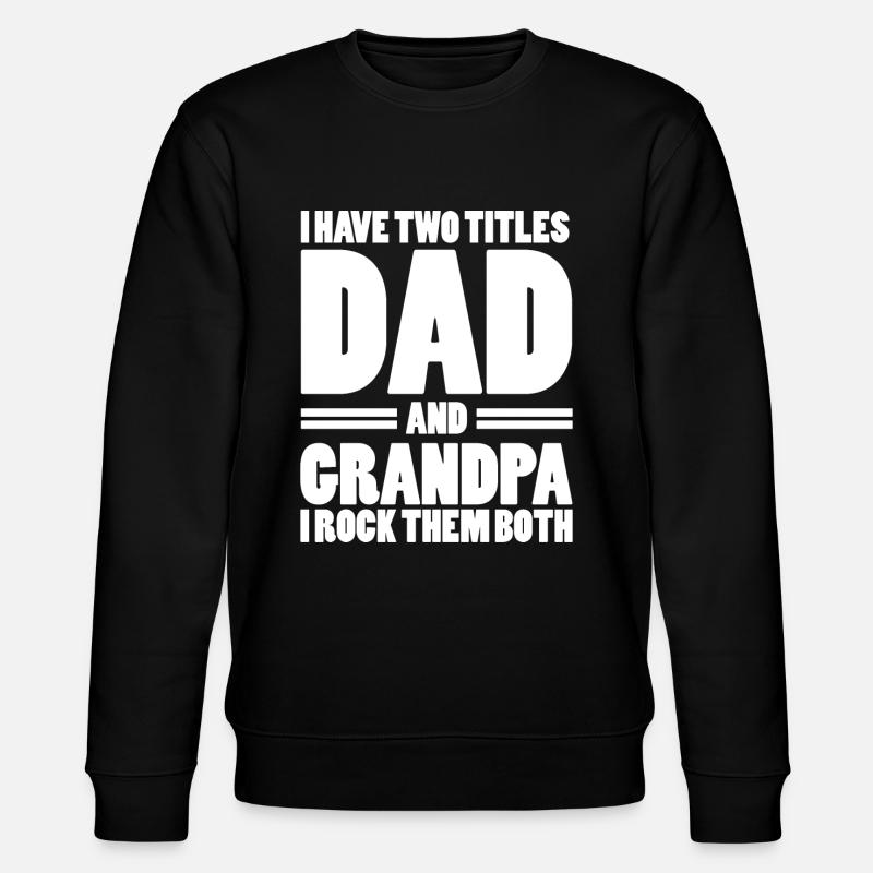 Opa - Stanley/Stella Unisex Bio-Sweatshirt CHANGER  - Schwarz