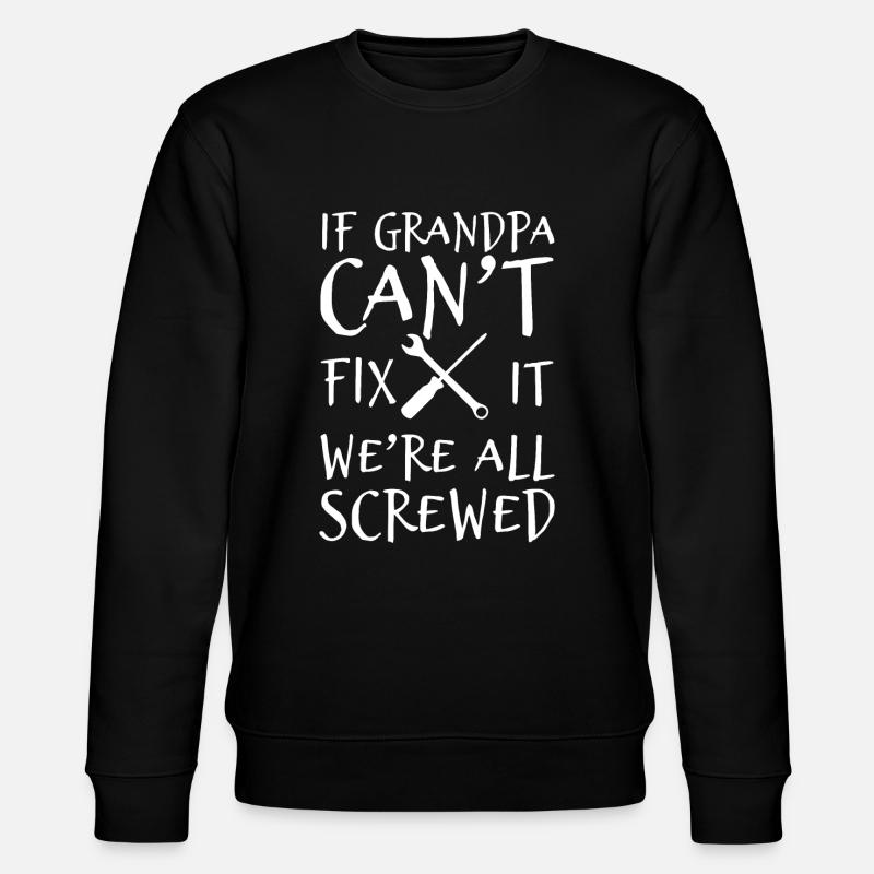 grand-père - Sweat bio CHANGER Stanley/Stella Unisexe - noir