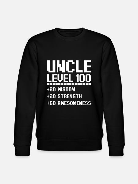 Onkel - Stanley/Stella Unisex Bio-Sweatshirt CHANGER  - Schwarz