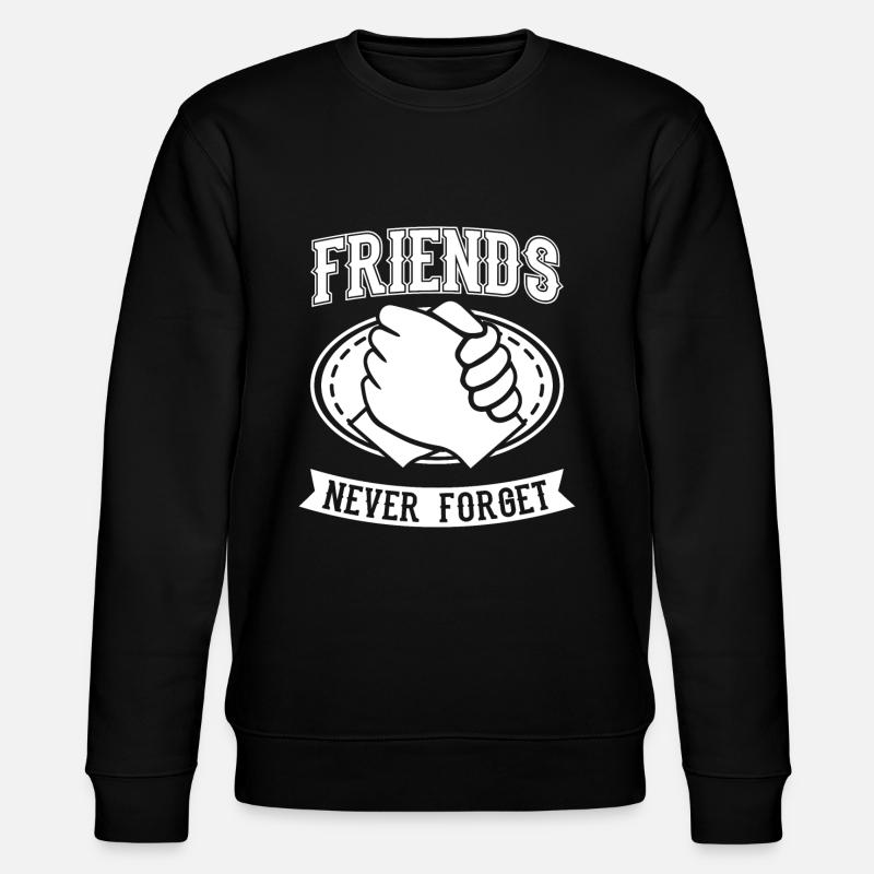 Freundschaft - Stanley/Stella Unisex Bio-Sweatshirt CHANGER  - Schwarz