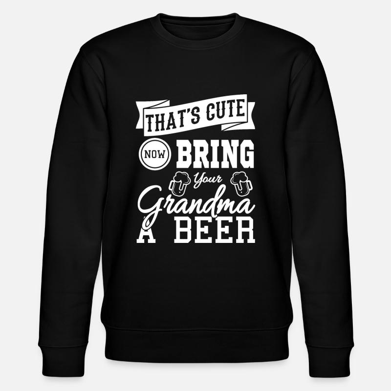 Grand-mère - Sweat bio CHANGER Stanley/Stella Unisexe - noir