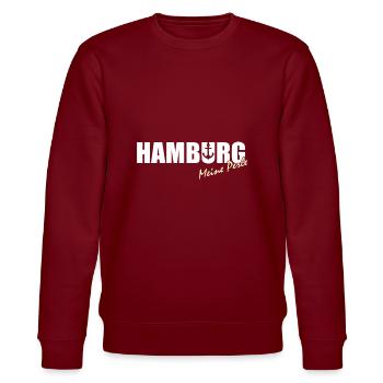 Hamburg Perle - Sweat bio CHANGER Stanley/Stella Unisexe - bordeaux - Devant - Nik (191cm) & Marisol (170cm)
