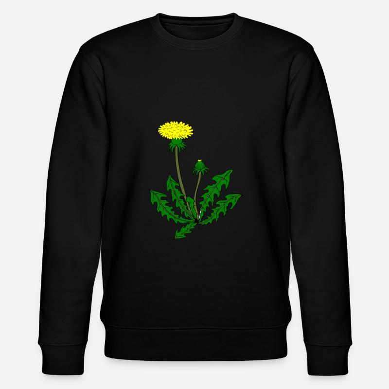 Löwenzahn Pusteblume - Stanley/Stella Unisex Bio-Sweatshirt CHANGER  - Schwarz