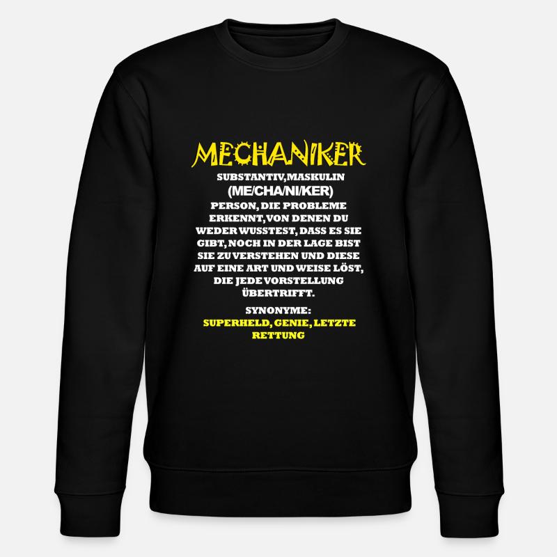 Mechaniker - Stanley/Stella Unisex Bio-Sweatshirt CHANGER - Schwarz