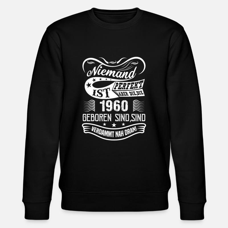 Motif d'anniversaire 1960 - Sweat bio CHANGER Stanley/Stella Unisexe - noir