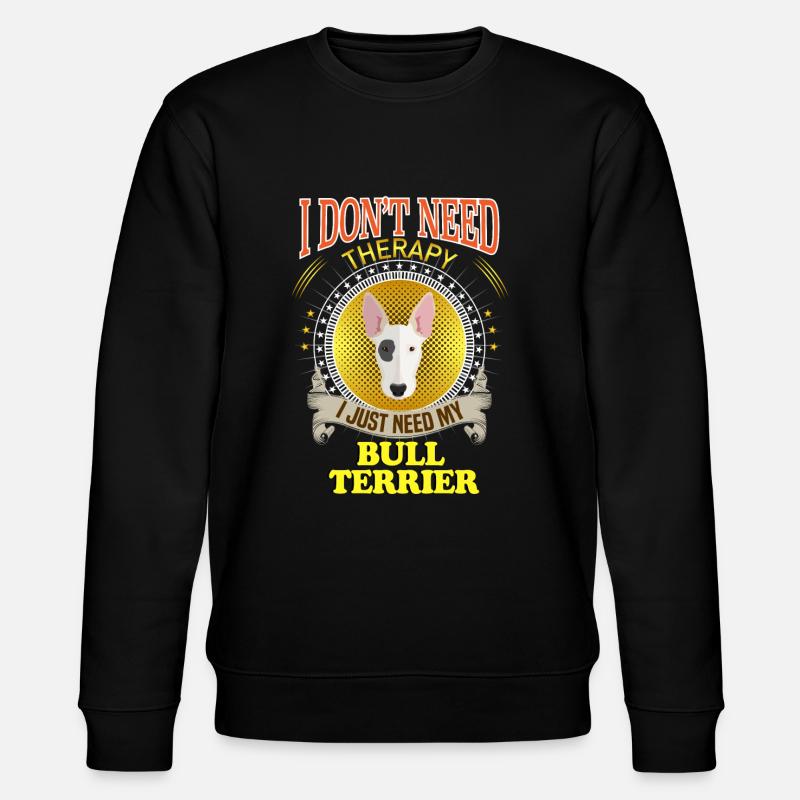 Bull Terrier - Stanley/Stella CHANGER Unisex Organic Sweatshirt - black