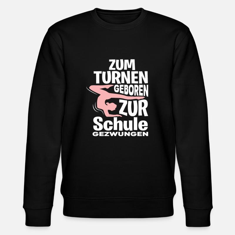 Turnen Schule - Stanley/Stella Unisex Bio-Sweatshirt CHANGER  - Schwarz