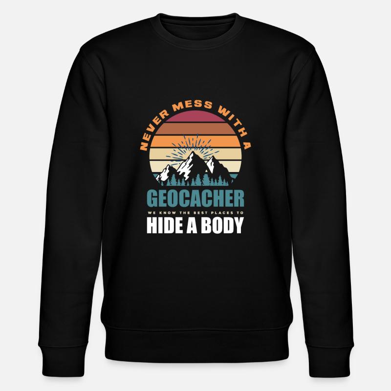 Drôle Geocacher Geocache Geocaching Gift - Sweat bio CHANGER Stanley/Stella Unisexe - noir