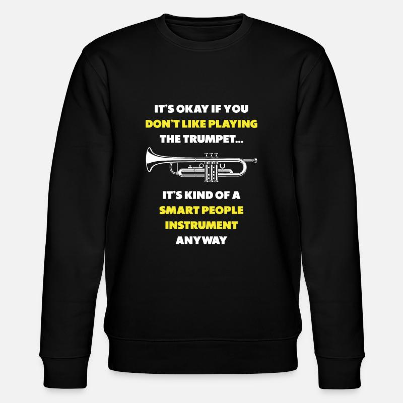 Trompette - Sweat bio CHANGER Stanley/Stella Unisexe - noir